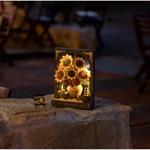 Hands Craft 3D Wooden Puzzle Golden Sunflower w/LED Lights - Thumbnail 3 of 4