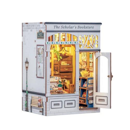 Hands Craft DIY Book Nook Kit The Scholar's Bookstore - Primary Image