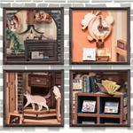 Hands Craft DIY Book Nook Kit The Scholar's Bookstore - Thumbnail 5 of 6