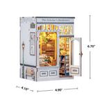 Hands Craft DIY Book Nook Kit The Scholar's Bookstore - Thumbnail 6 of 6