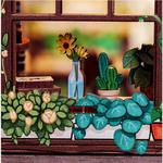 Hands Craft DIY Book Nook Kit Green Life Bookshop - Thumbnail 4 of 8