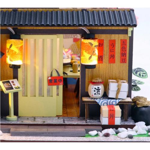 Hands Craft DIY Miniature House Kit Sushi House - Primary Image