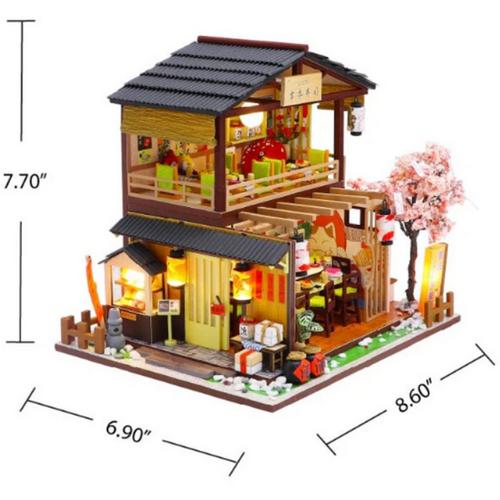 Hands Craft DIY Miniature House Kit Sushi House - Primary Image