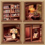 Hands Craft DIY Book Nook Kit Corner Coffee Shop - Thumbnail 5 of 8
