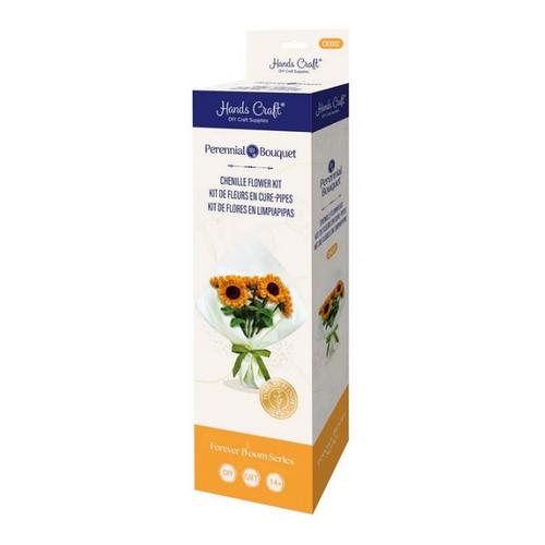 Hands Craft Sunflower Bouquet Chenille Craft Kit - Primary Image