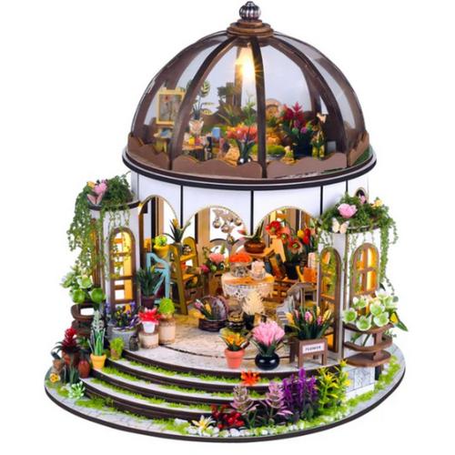 Hands Craft DIY Miniature House Kit Greenhouse Oasis - Primary Image