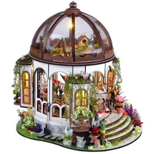 Hands Craft DIY Miniature House Kit Greenhouse Oasis - Primary Image