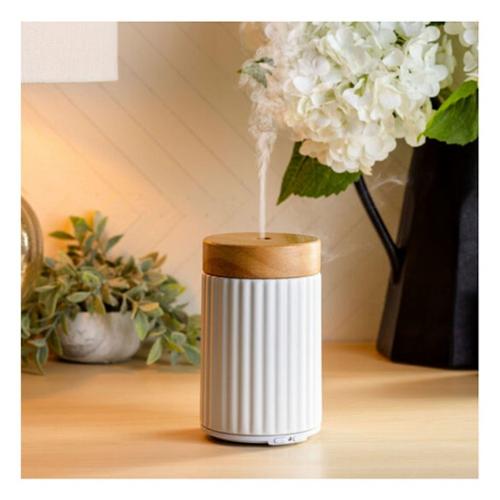 Airome Wood & Ceramic Ultra Sonic Essentail Oil Diffuser - Primary Image