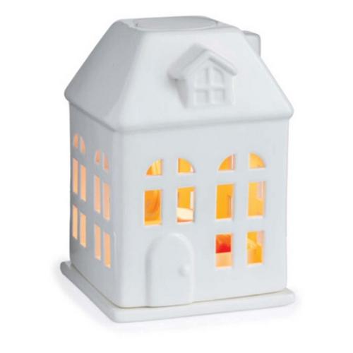 Candle Warmers Etc. Porcelain House Canopy Fragrance Warmer - Primary Image