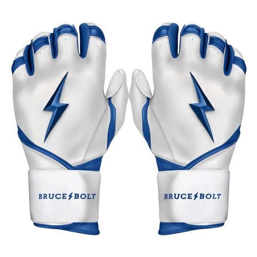 Adult Bruce Bolt Chrome Series Long Cuff Baseball Batting Gloves - Primary Image