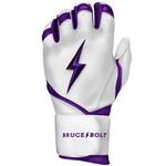 Adult Bruce Bolt Chrome Series Long Cuff Baseball Batting Gloves - Thumbnail 2 of 5