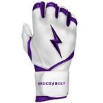 Adult Bruce Bolt Chrome Series Long Cuff Baseball Batting Gloves - Thumbnail 3 of 5