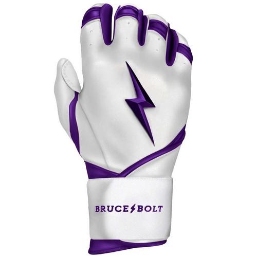 Adult Bruce Bolt Chrome Series Long Cuff Baseball Batting Gloves - Primary Image