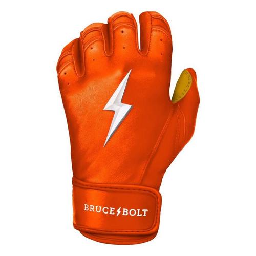 Adult Bruce Bolt Short Cuff Baseball Batting Gloves - Primary Image
