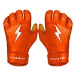 Adult Bruce Bolt Short Cuff Baseball Batting Gloves - Thumbnail 3 of 3