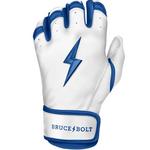 Youth Bruce Bolt Chrome Series Short Cuff Baseball Batting Gloves - Thumbnail 3 of 5