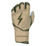 Adult Bruce Bolt Premium Pro Series Long Cuff Baseball Batting Gloves - Thumbnail 1 of 3