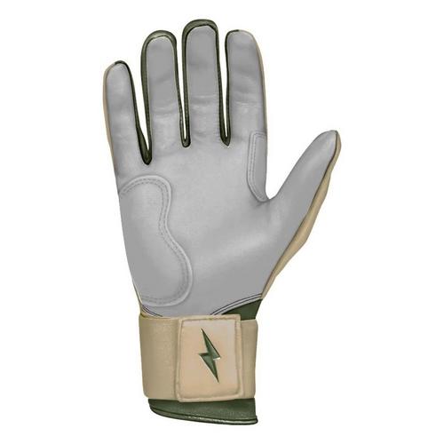 Adult Bruce Bolt Premium Pro Series Long Cuff Baseball Batting Gloves - Primary Image