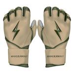 Adult Bruce Bolt Premium Pro Series Long Cuff Baseball Batting Gloves - Thumbnail 3 of 3