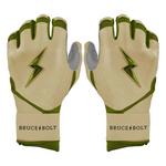 Youth Bruce Bolt Patriot Series Long Cuff Baseball Batting Gloves - Thumbnail 1 of 5