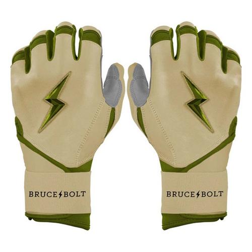 Youth Bruce Bolt Patriot Series Long Cuff Baseball Batting Gloves - Primary Image