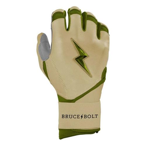 Youth Bruce Bolt Patriot Series Long Cuff Baseball Batting Gloves - Primary Image
