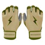 Youth Bruce Bolt Patriot Series Short Cuff Baseball Batting Gloves - Thumbnail 1 of 5