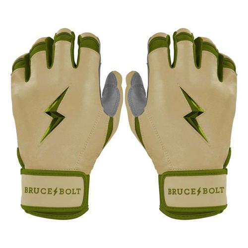 Youth Bruce Bolt Patriot Series Short Cuff Baseball Batting Gloves - Primary Image