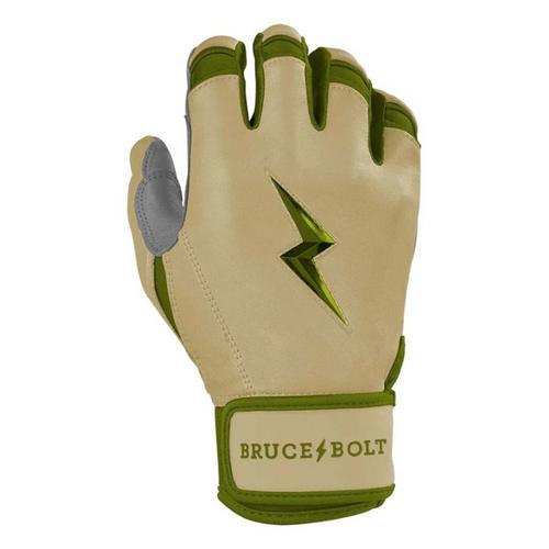 Youth Bruce Bolt Patriot Series Short Cuff Baseball Batting Gloves - Primary Image