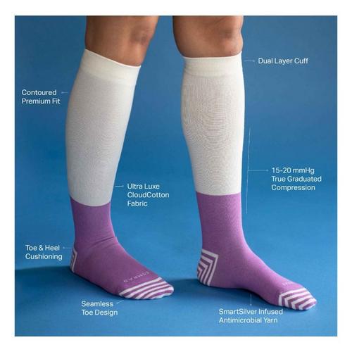 Comrad Cloudcotton Knee Compression Knee High Socks - Primary Image