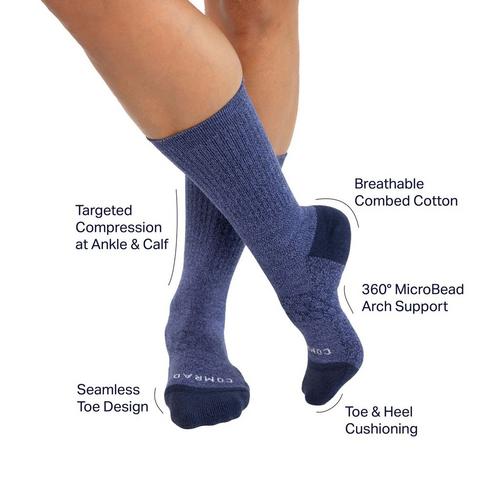 Comrad Cotton Crew Socks - Primary Image