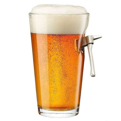 BenShot Fire Axe Pint Glass 16 oz - Primary Image