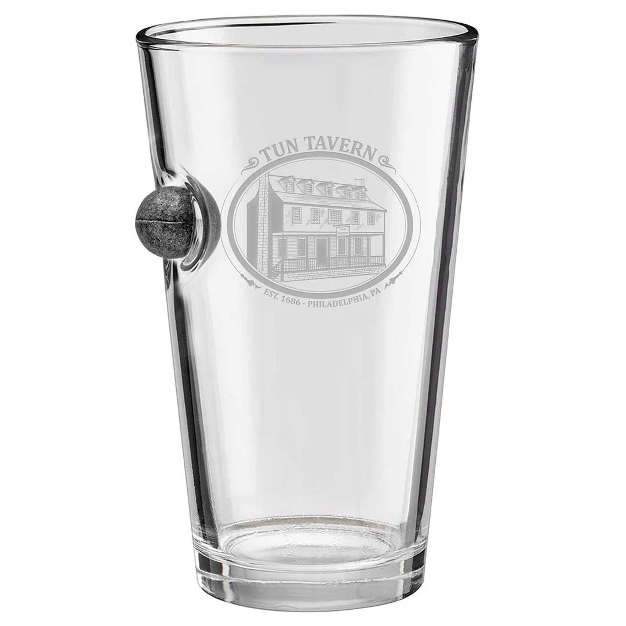 BenShot America's 250th Anniversary Tun Tavern Musket Ball Pint Glass - BenShot