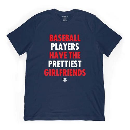 Men's Baseball Lifestyle 101 Players Have the Prettiest Girlfriends Baseball T-Shirt - Primary Image
