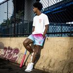 Youth Boys' Baseball Lifestyle 101 Gradient Lounge Shorts - Thumbnail 2 of 3