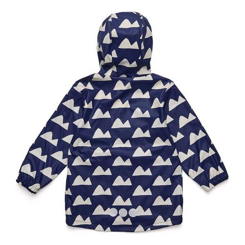 Toddler Snapper Rock Peak to Peak Recyclced Hooded Rain Jacket - Primary Image