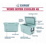 Yukon Outfitters Wind River YKO 45QT Hard Cooler - Thumbnail 4 of 4