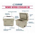 Yukon Outfitters Wind River YKO 20QT Hard Cooler - Thumbnail 4 of 4