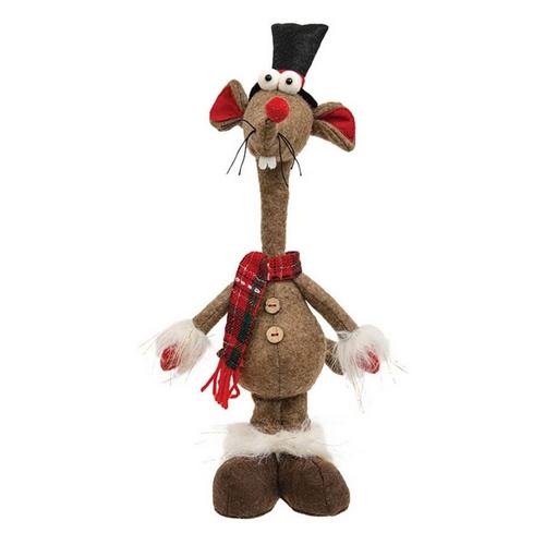 Bright Ideas Christmas Plaid Standing Mouse (Styles May Vary) - Primary Image