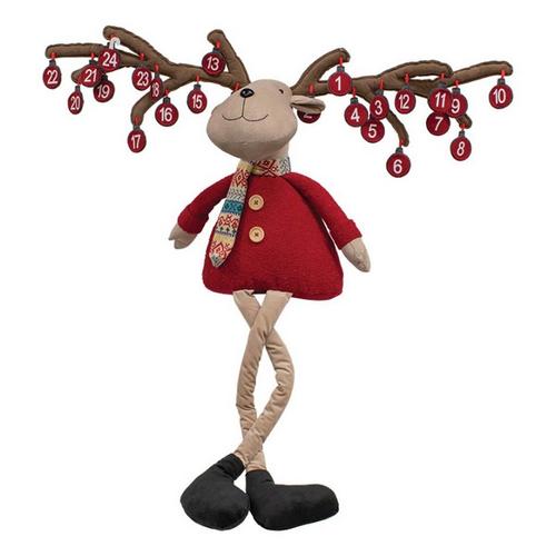 Bright Ideas Plush Reindeer Christmas Countdown - Primary Image