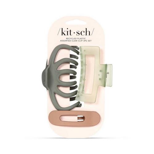 Kitsch 3 Piece Recylced Hair Clip - Primary Image