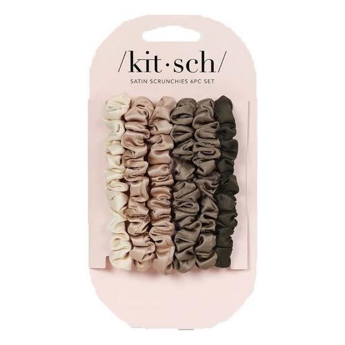 Kitsch Ultra Petite Satin 6 Pack Scrunchies Scrunchie - Primary Image