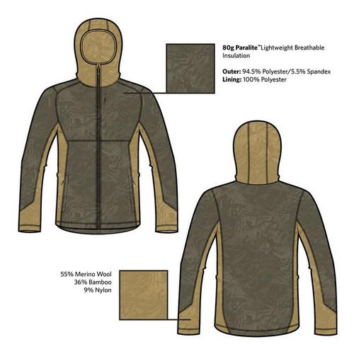 Men's TUO Vision Hybrid Hooded Softshell Jacket - Primary Image