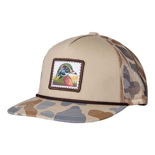 Kids' Burlebo Camo Duck Stamp Snapback Hat - Primary Image