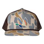 Kids' Burlebo Retro Camo Duck Snapback Hat - Thumbnail 1 of 3