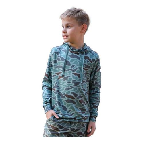 Kids' Burlebo Shirt Long Sleeve Hooded T-Shirt - Primary Image
