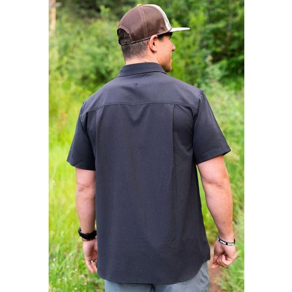 BURLEBO Men's  Performance Button Up Shirt