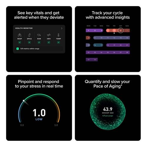 WHOOP Peak Activity Tracker w/ 12-month Membership