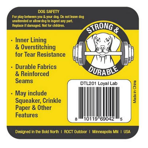 ROCT Outdoor Loyal Lab Dog Toy - Primary Image