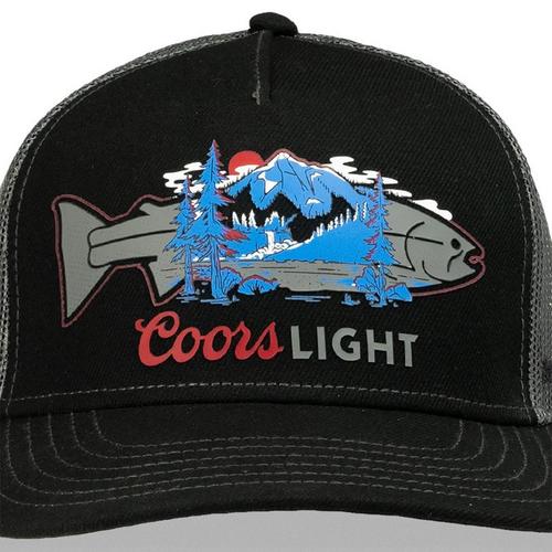 STLHD Gear STLHD X Coors Light Blue Mountains Trucker Snapback Hat - Primary Image